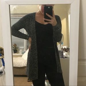 Black and white cardigan